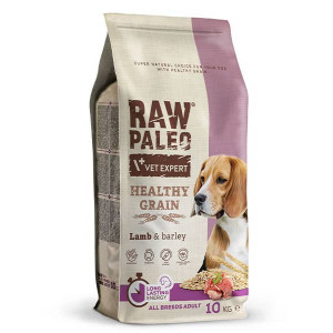 RAW PALEO HG LAMB sausā suņu barība Jērs, mieži 10kg